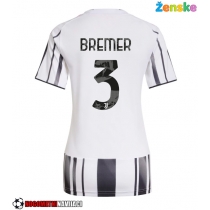 Ženske Nogometnih dresov Juventus Gleison Bremer #3 Domači 2025-26 Kratki rokavi